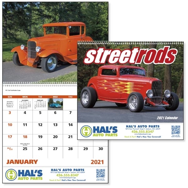 Spiral Street Rods Vehicle 2022 Appointment Calendar - Image 1
