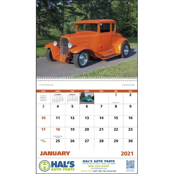 Spiral Street Rods Vehicle 2022 Appointment Calendar - Image 17