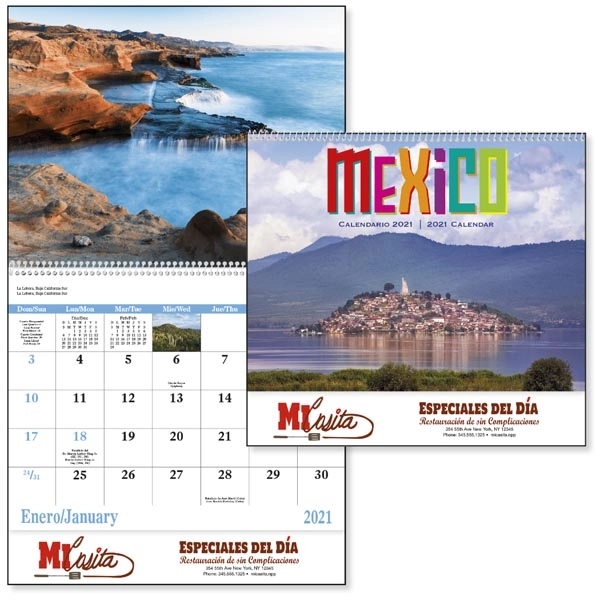 Spiral Mexico Scenic 2022 Appointment Calendar - Image 1