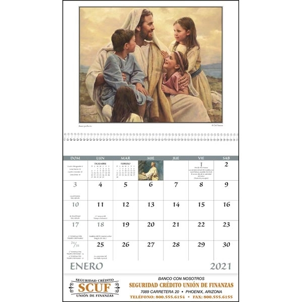 Spiral Regalo de Dios Religious 2022 Appointment Calendar - Image 17