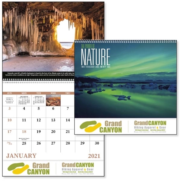 The Power of Nature - Spiral 2022 Appointment Calendar - Image 1