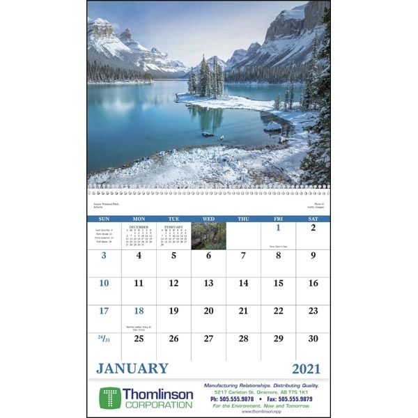 Canadian National Parks Spiral 2022 Calendar - Image 17