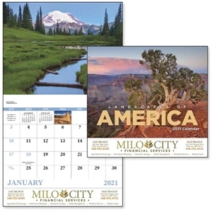 Stapled Landscapes of America Scenic Appointment Calendar