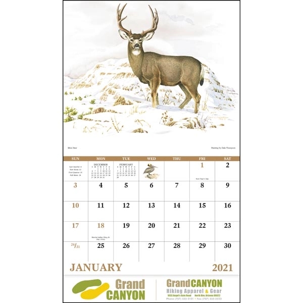 Stapled Wildlife Trek 2022 Appointment Calendar - Image 17