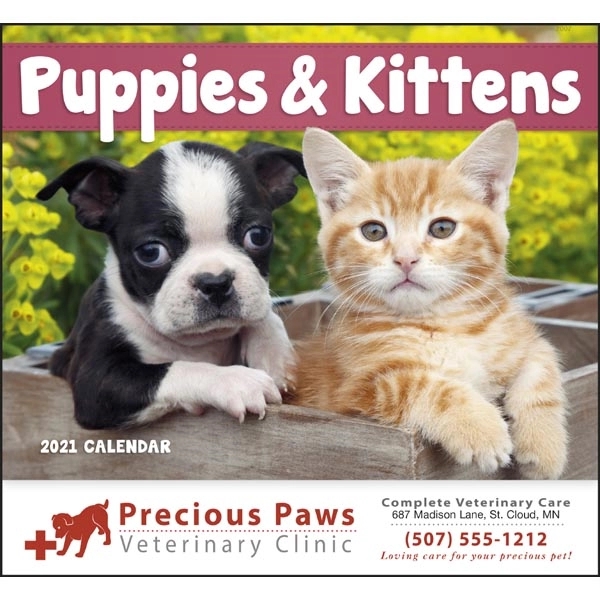 Stapled Puppies & Kittens Lifestyle Appointment Calendar - Image 16
