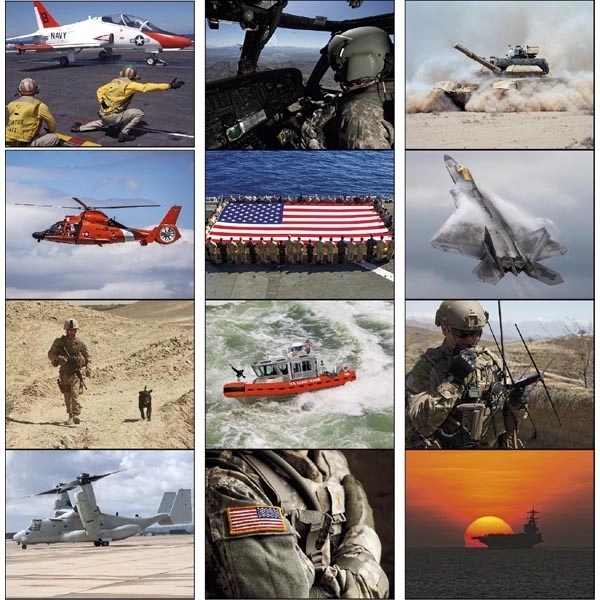 Stapled American Armed Forces 2022 Calendar - Image 15