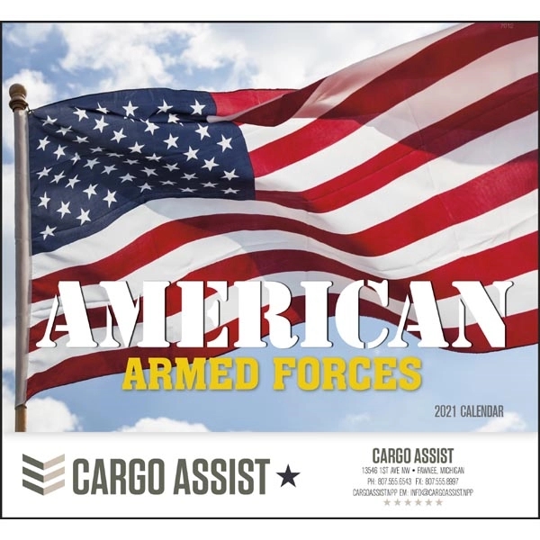 Stapled American Armed Forces 2022 Calendar - Image 16