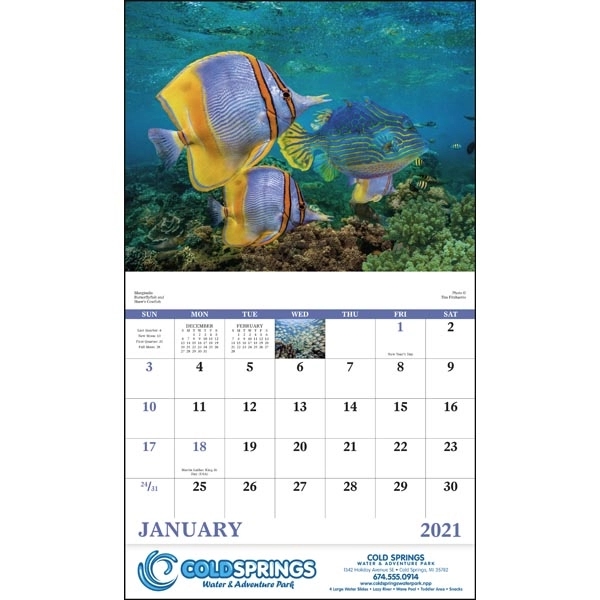 Stapled Ocean Glory Lifestyle 2022 Appointment Calendar - Image 17