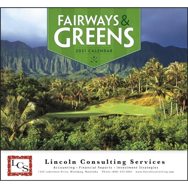 Stapled Fairways & Greens Lifestyle Appointment Calendar - Image 16