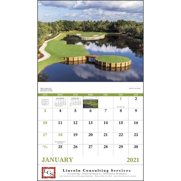 Stapled Fairways & Greens Lifestyle Appointment Calendar - Image 17