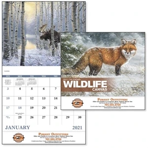 Stapled Wildlife Canvas 2022 Appointment Calendar