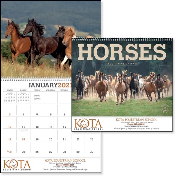 Horses 2022 Calendar - Image 1