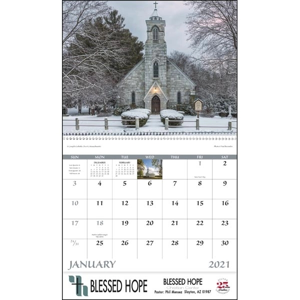 Spiral Churches Scenic 2022 Appointment Calendar - Image 17