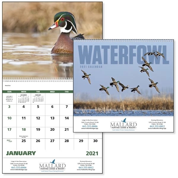 Spiral Waterfowl 2022 Appointment Calendar - Image 1