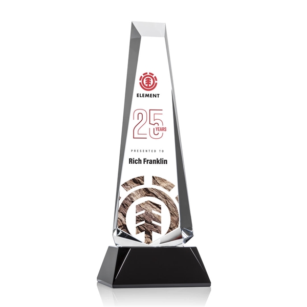 Rustern Obelisk Award on Base - VividPrint™/Black - Image 4