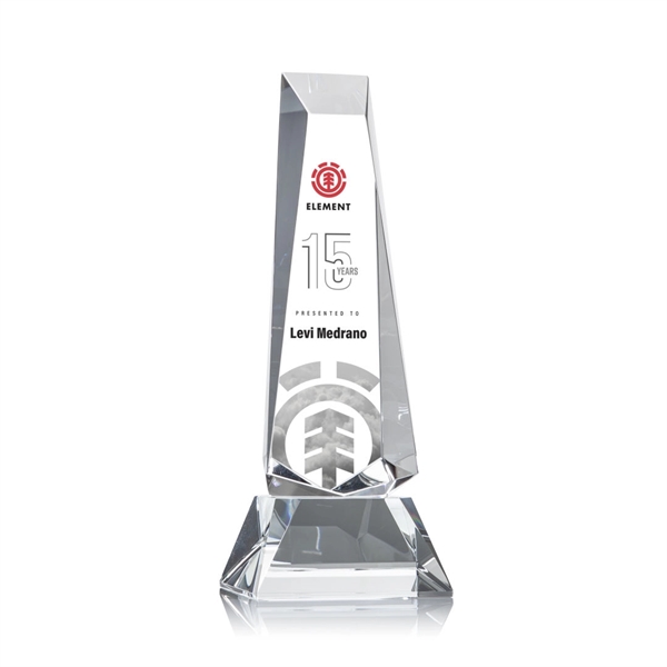 Rustern Obelisk Award on Base - VividPrint™/Clear - Image 2