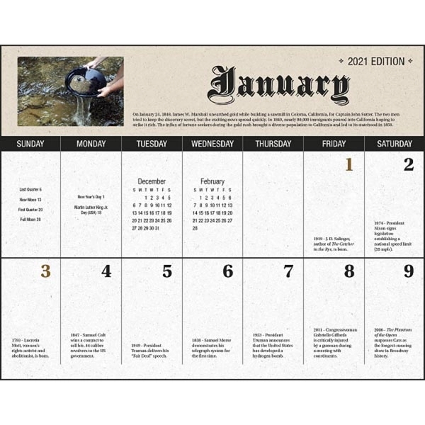 Daily History 2022 Calendar - Image 5