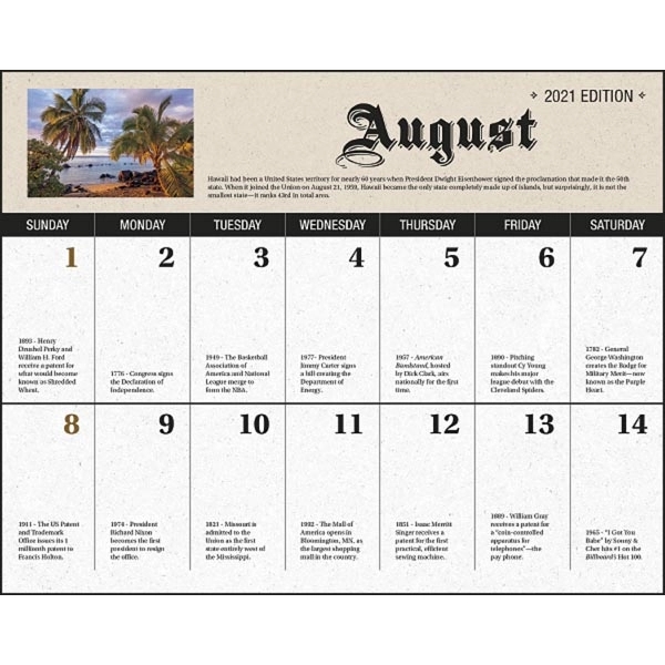 Daily History 2022 Calendar - Image 12