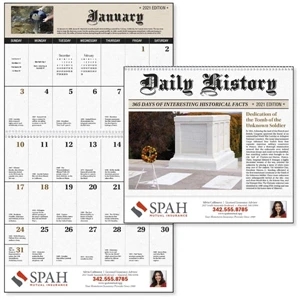 Daily History 2022 Calendar