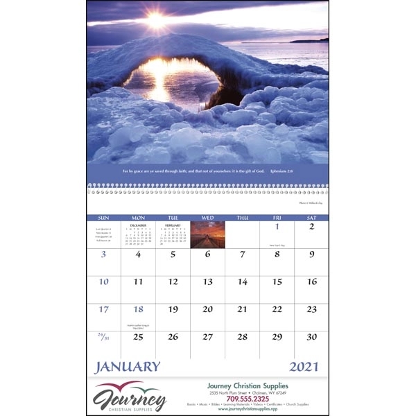 Spiral Everlasting Word Religious 2022 Appointment Calendar - Image 17