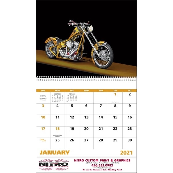 Motorcycles 2022 Calendar - Image 17