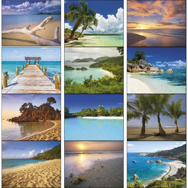 Beach Paradise 2022 Calendar- Stapled - Image 15