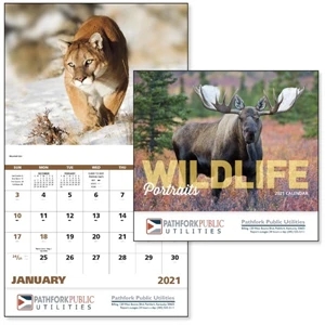 Stapled Wildlife Portraits 2022 Appointment Calendar