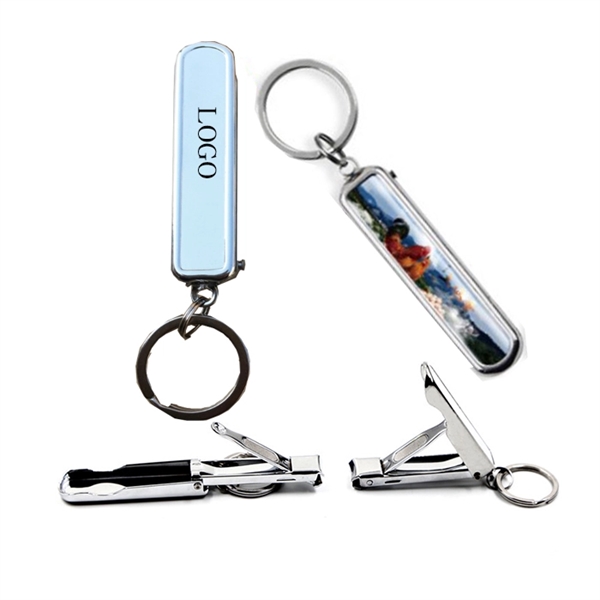 Folding Nail Clipper With Key Ring