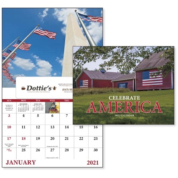 Window Celebrate America Americana 2022 Appointment Calendar - Image 1