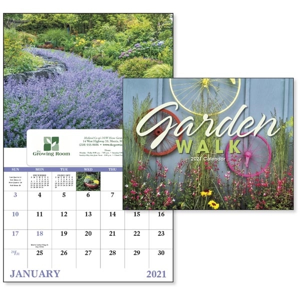 Window Garden Walk Lifestyle 2022 Appointment Calendar - Image 1