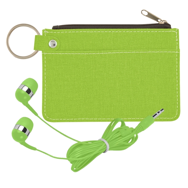Heathered Wallet & Earbuds Kit - Image 13