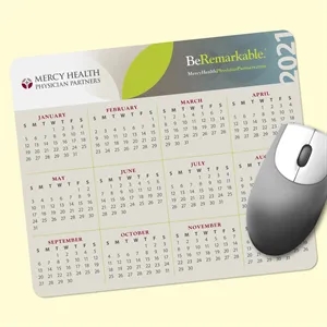 Origin'L Fabric ®8x9.5x1/4 Antimicrobial Calendar Mouse Pad