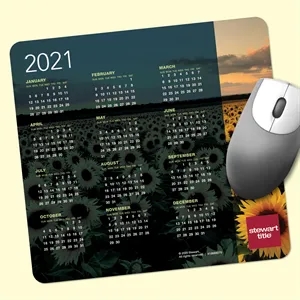 Origin'L Fabric ® 7.5x8x1/8 Antimicrobial Calendar Mouse Pad