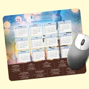 Peel&Place®8"x9.5"x.015" Ultra Thin Calendar Mouse Pad