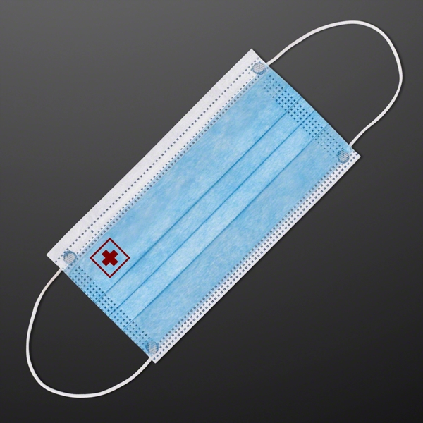 Hopsital Logo Blue Disposable Face Mask For Daily Use - Image 2