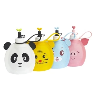 Silicone Folding Water Bottle for Kids