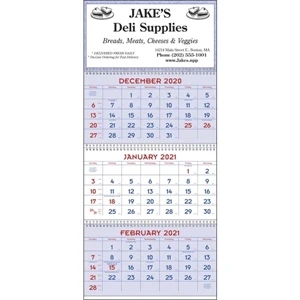 Commercial Planners 2022 Calendar - Red & Blue