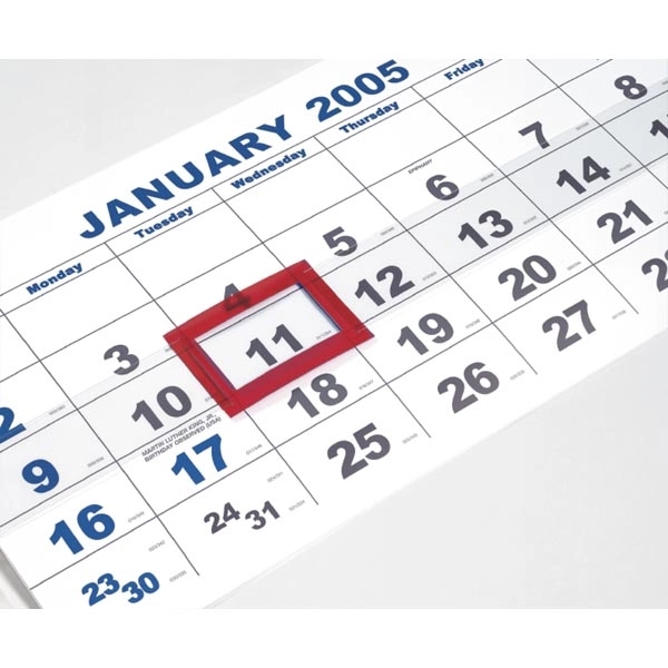 Commercial Planners 2022 Calendar - Red & Blue - Image 2