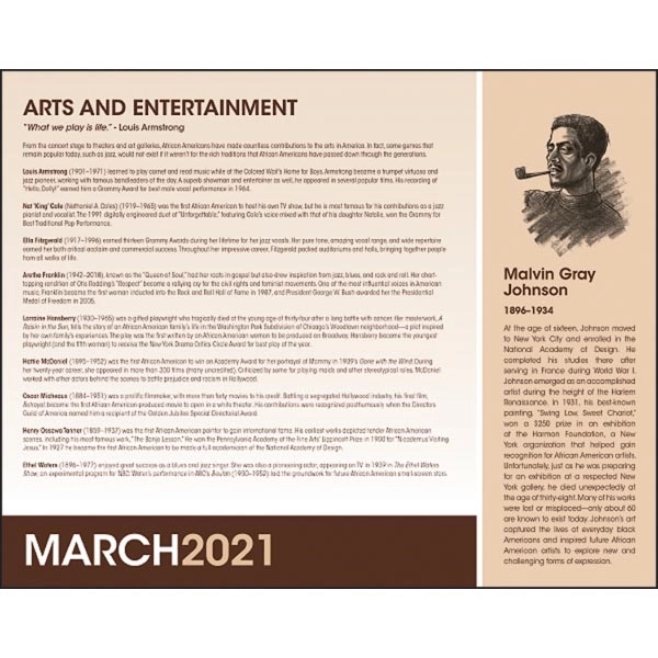 African-American Heritage - Dr. M Luther King, Jr Calendar - Image 4