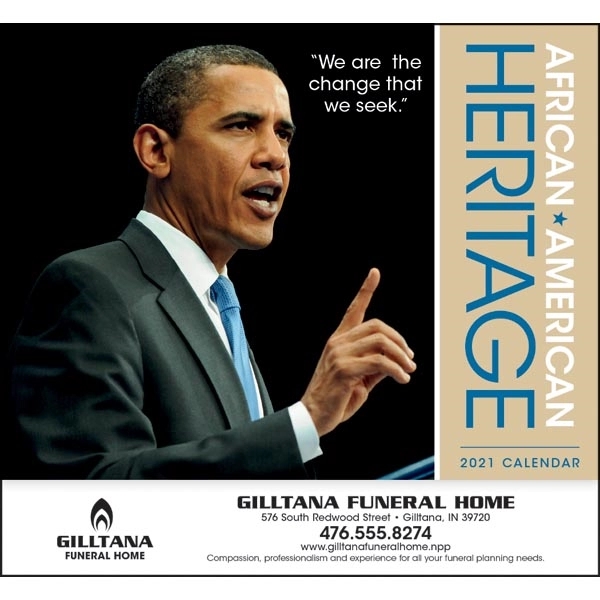 African-American Heritage Barack Obama 2022  Calendar - Image 15