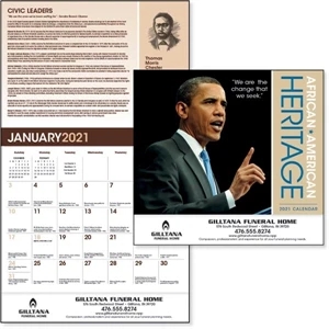 African-American Heritage Barack Obama 2022  Calendar