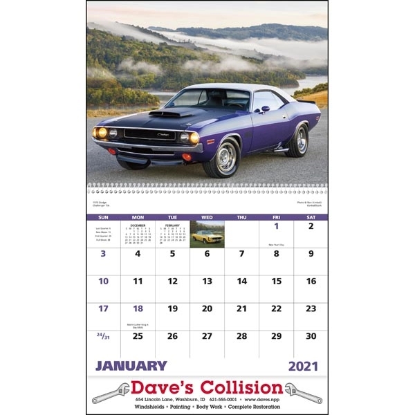 Spiral Muscle Thunder Vehicle Appointment Calendar - Image 17