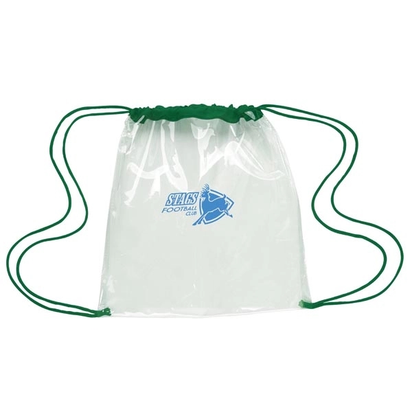Clear Game Drawstring Backpack - Image 4