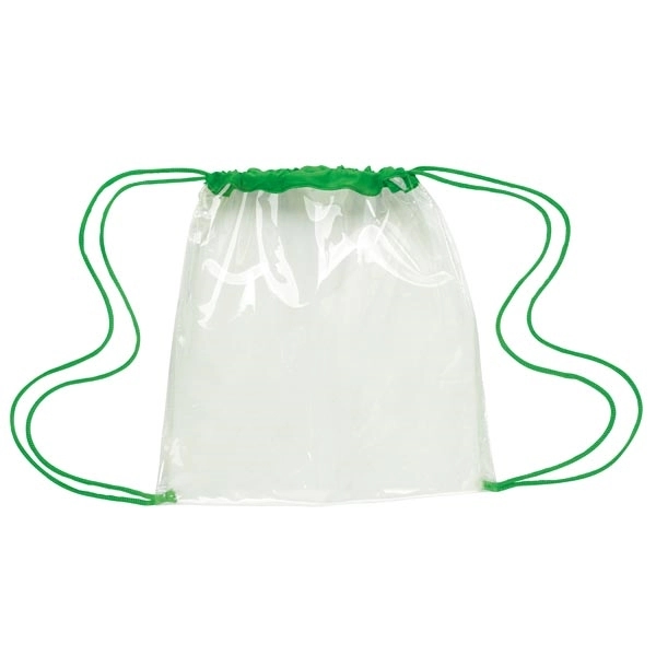 Clear Game Drawstring Backpack - Image 7