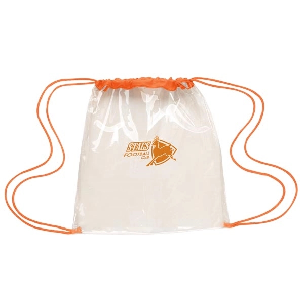 Clear Game Drawstring Backpack - Image 10