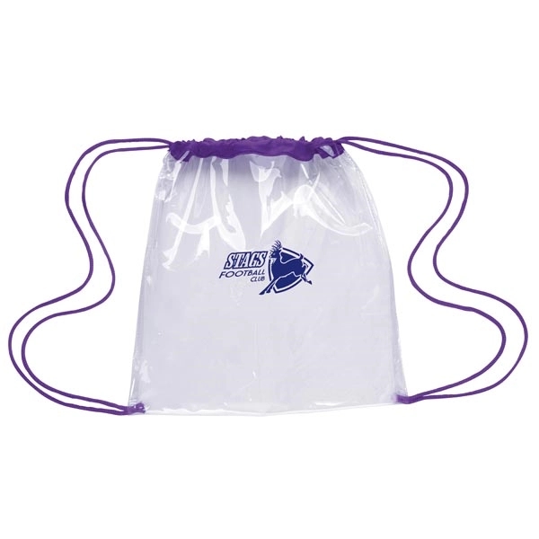 Clear Game Drawstring Backpack - Image 12
