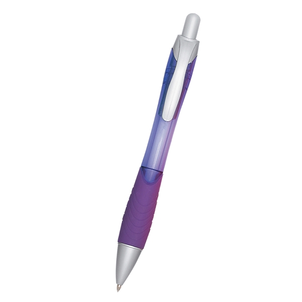 Rio Ballpoint Pen With Contoured Rubber Grip - Image 17