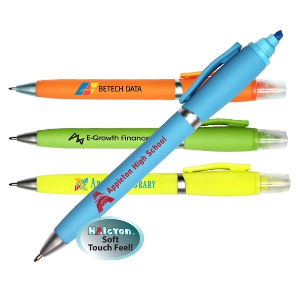 Halcyon® 2 in 1 Pen/Highlighter - Image 7
