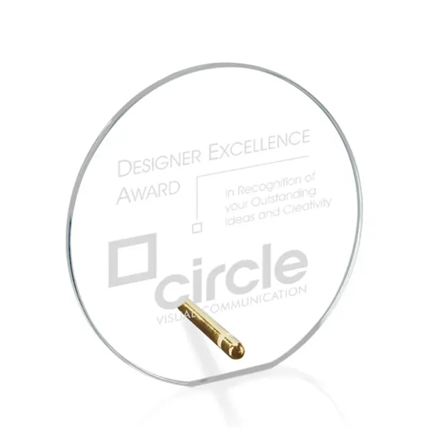 Windsor Circle Award - Starfire/Gold - Image 2