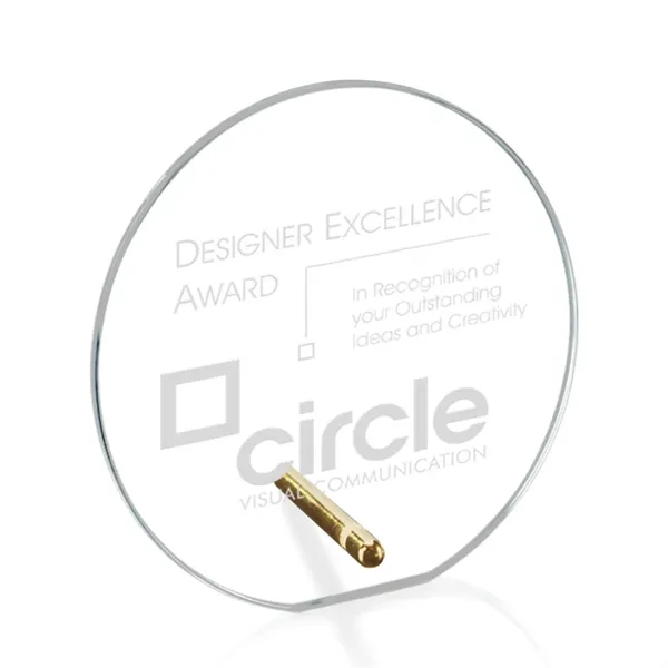 Windsor Circle Award - Starfire/Gold - Image 3